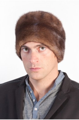 Mink fur hat - unisex